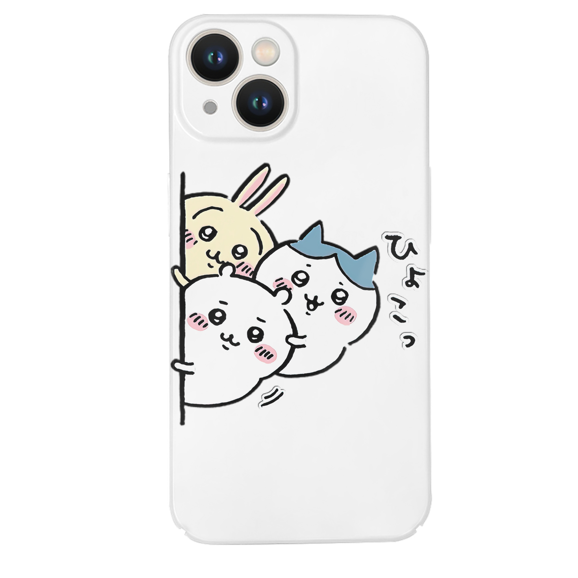 （画像用） ちいかわ うさぎ Chii-kawa usagi 【iPhone 14シリーズ対応】ハードケース